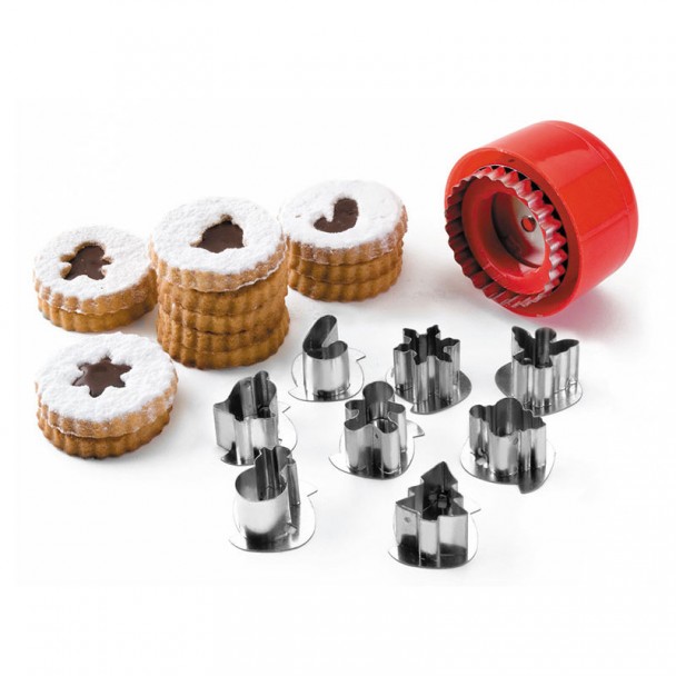 Set 8 Cortadores Galletas Motivos Navidad