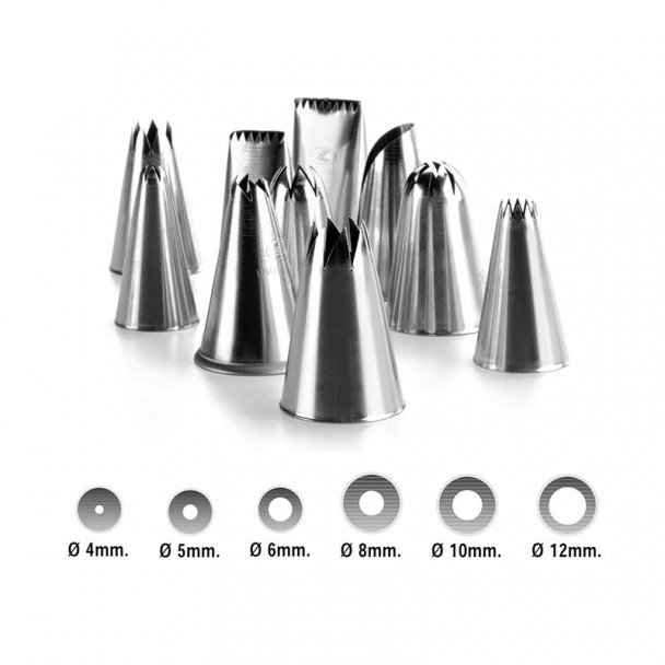 Set de 6 Boquillas Redondas