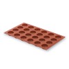 Molde Semiesférica 24 Cavidades Silicona Pastryflex