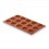 Molde Semiesférica 15 Cavidades Silicona Pastryflex