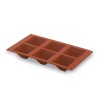 Molde Pirámide 6 Cavidades Silicona Pastryflex