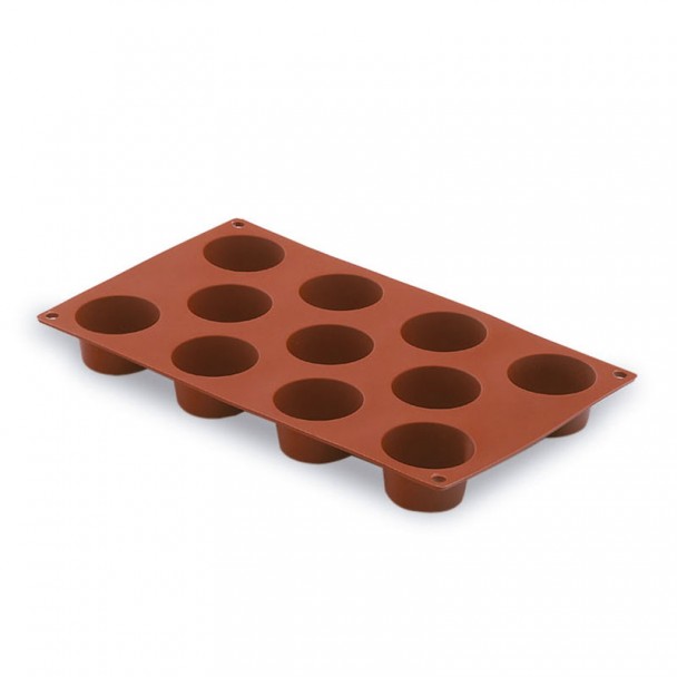 Molde Mini Muffin 11 Cavidades Silicona Pastryflex