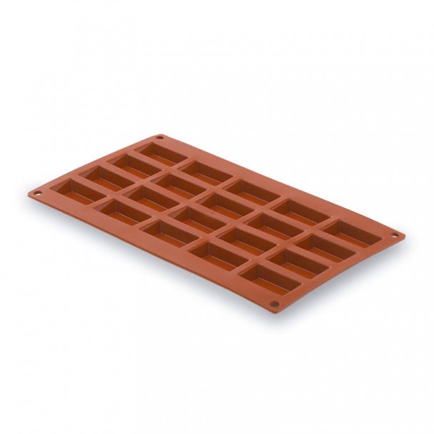 Molde Rectángulo Pequeño 20 Cavidades Silicona Pastryflex
