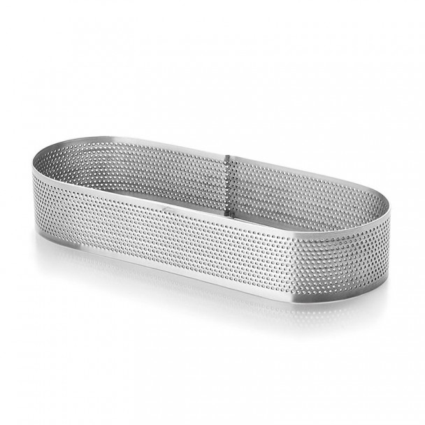 Aro Oval Perforado Inox