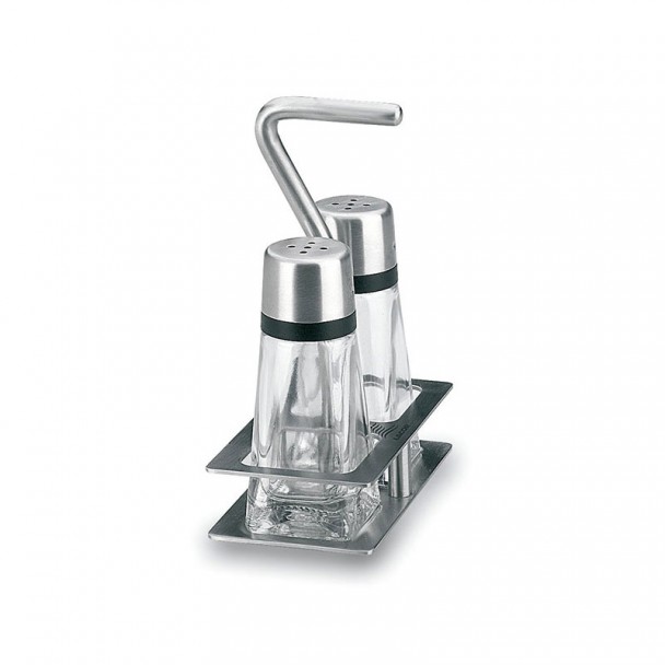 Juego Salero-Pimentero Hiperlux con Soporte