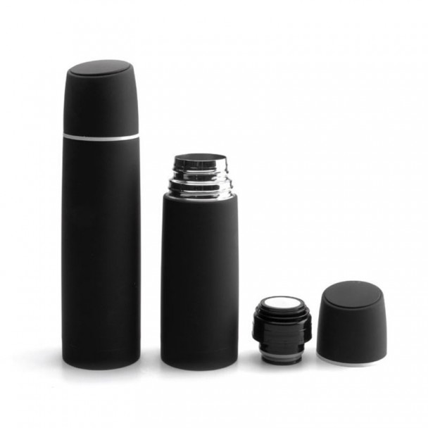 Termo Soft Touch Black Inox 18/10
