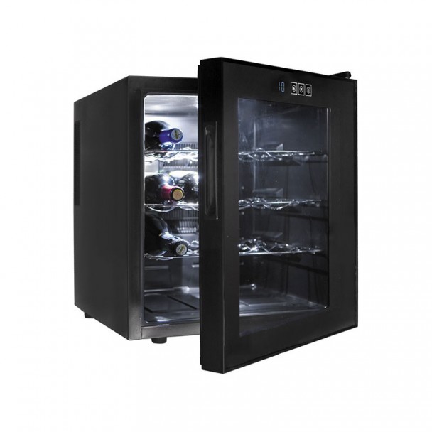 Armario Refrigerador Eléctrico 46 l/70 W - 16 Botellas Black Line