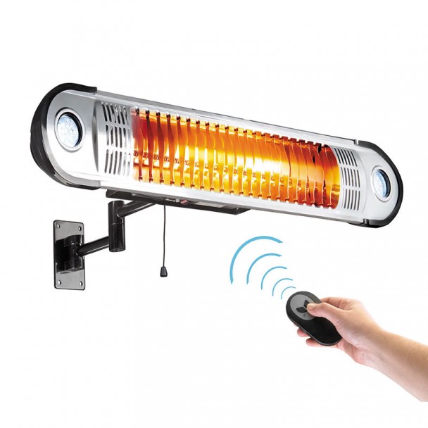 Calentador Eléctrico Halógeno de Pared