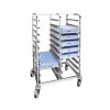 Carro Portabandejas Inox para 20 Unidades