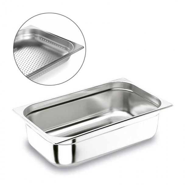 Cubeta Perforada Inox Gastronorm 1/1