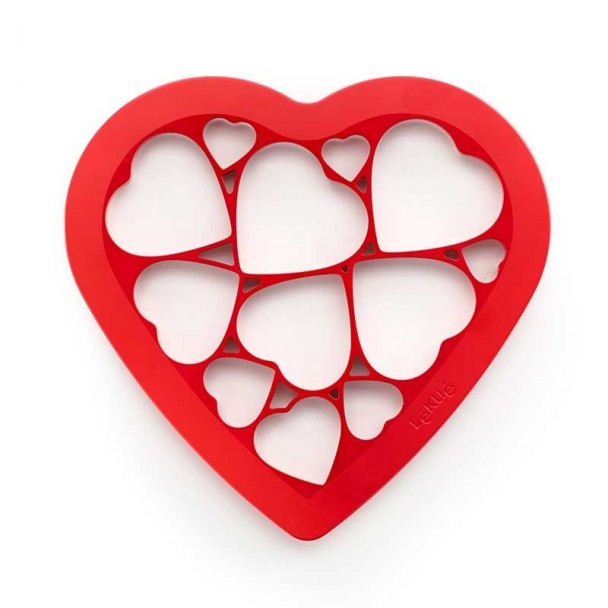 Molde Cortador Galletas Corazones