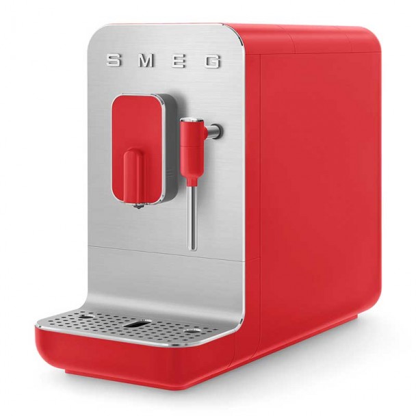 Cafetera Superautomática con Vaporizador 50's Style Roja