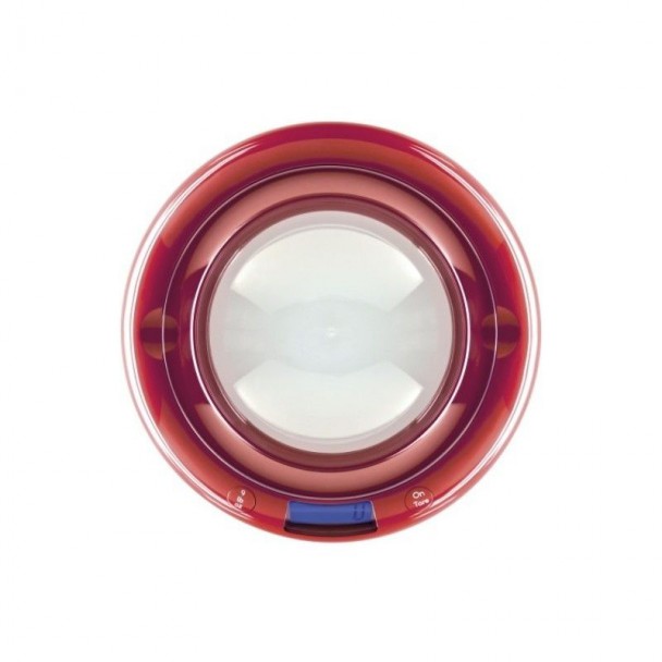 Báscula Digital de Cocina Bubble Roja